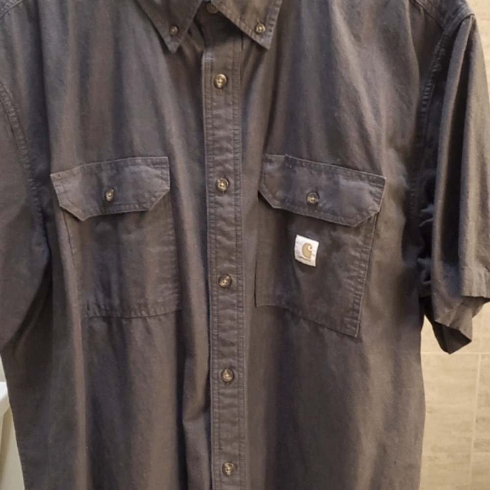 Mens 2x Carhartt,  half sleeve, charcoal grey, never worn